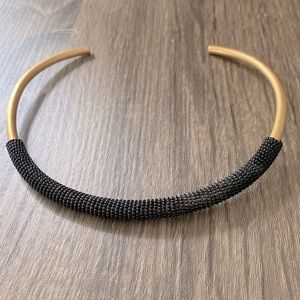Madewell gold & beaded choker